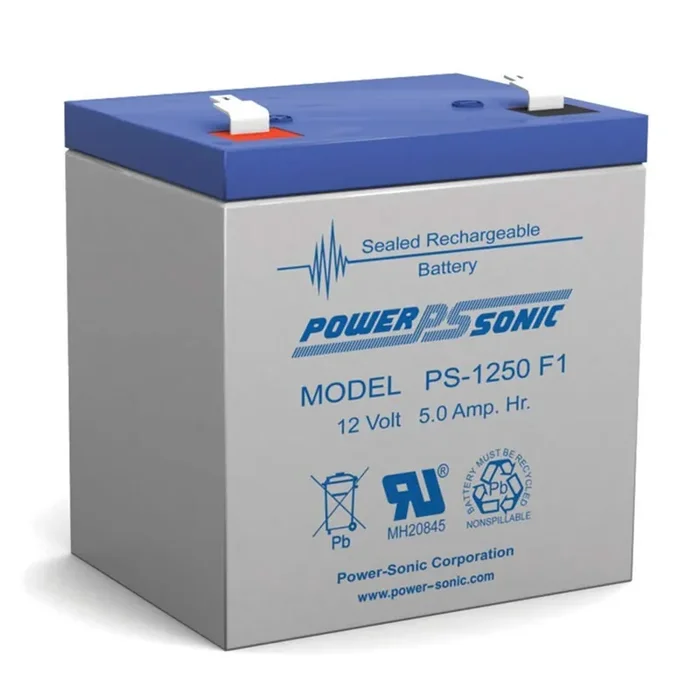 Power Sonic PS-1250F1 12V 5Ah Rechargeable Battery – Reliable Power Solution for Electronics and Backup Systems