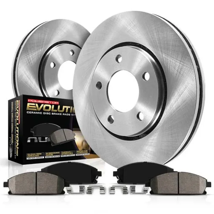 Powerstop Brake Kit For 2011-2015 Sonata, 2011-2016 Optima [Model Specific] Front Replacement Brake Kit-Oe Brake Rotors & Ceramic Brake Pads, Koe5377