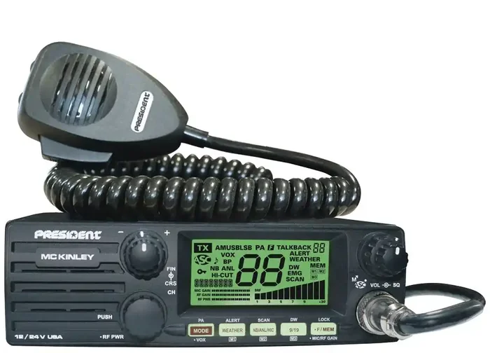 President Mckinley Usa Am/Ssb 12/24V Cb Radio