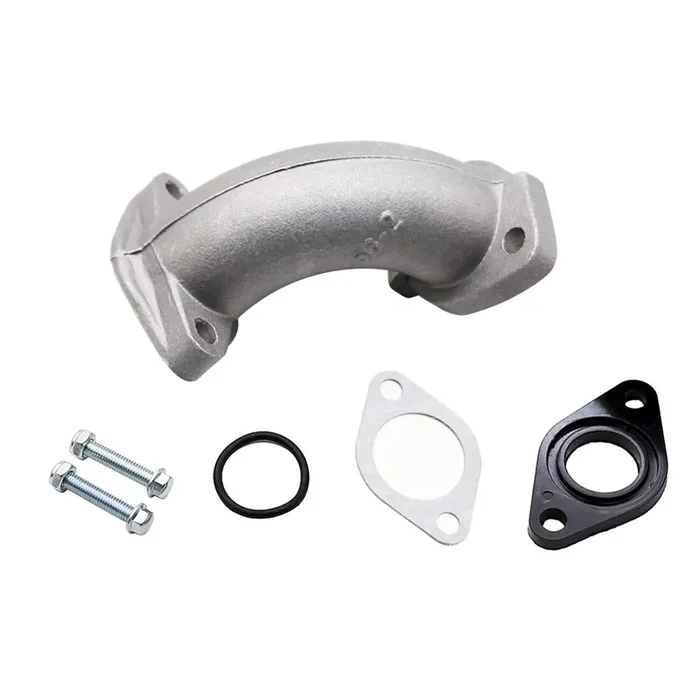 Pro Bat 26Mm Intake Manifold Pipe Gasket Spacer Screw Kit For 110Cc 125Cc 140Cc 150Cc 160Cc Pit Dirt Bike Atv Lifan Yx Ssr Coolster 56-2 Fa (Silver)