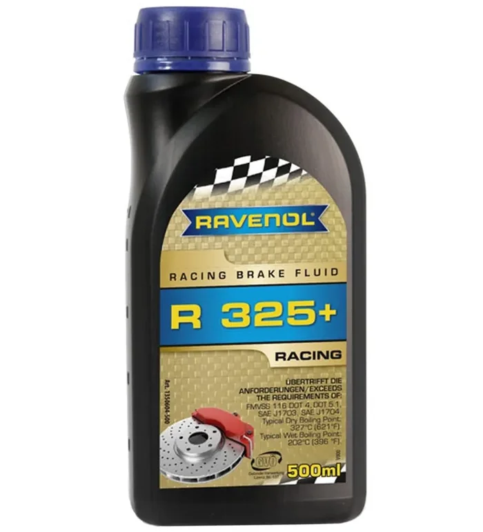Ravenol J3A1033 Racing Brake Fluid – R325+ Exceeds Dot 4 & 5.1 Spec (500 Ml)