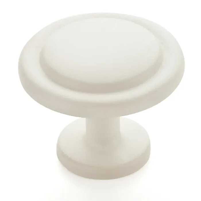 Ravinte 20 Pack 1-1/4 Inch Kitchen Cabinet Knobs Drawer Knobs Dresser Knobs White Frosted Zinc Knobs Drawer Pulls Door Knobs Dresser Drawer Handles Knobs For Dresser Drawers