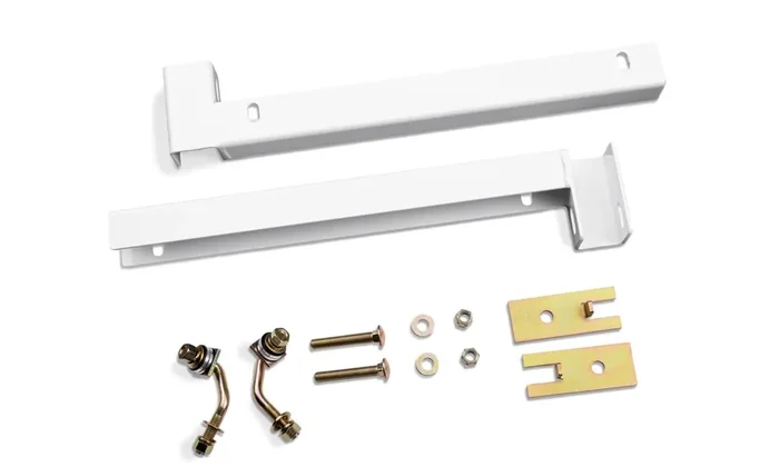 Realtruck Backrack Hardware Kit For Use W/ 21‘ Toolbox, White, N 30117Tbw Fits 2002-2025 Ram 1500/2500/3500