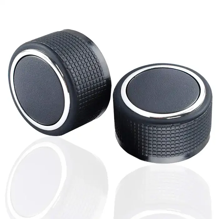 Rear Control Knobs Compatible With 2007-2013 Chevy Tahoe Chev-Rolet Silverado Gmc Acadia Sierra Escalade Buick Enclave Yukon Cadillac-Audio Volume Control Knob Replacements Gm 22912547