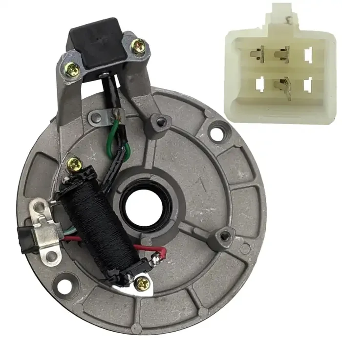 Redcap 1-Coil 3-Wire Stator Magneto For Db-007 Db-X5 Db-X7 Db-X18 Db25 Apollo Stomp Sdg Thumpstar Dirt Bike Pit Bike Compatible With Yx 140Cc Chinese Atv Go-Kart
