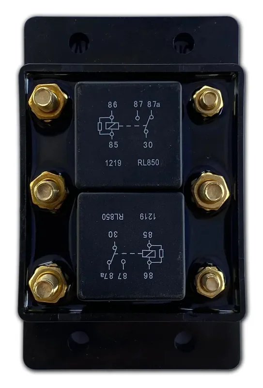 Relay For Tarp Or Winch Motor, Snow Plow, Lift – Forward Reverse Relay Module Six Terminal 12Vdc 80 Amps By All Truck Products