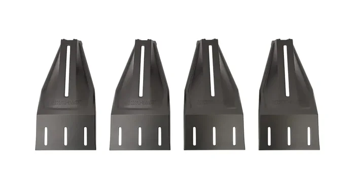 Rhino Rack Reconn-Deck Towers X4, 11‘ Tall, Make Space In Your Truck Bed, Works With Reconn-Deck Bars, Pioneer Platform, Vortex Bars, High Strength Aluminum, Black (Rdt4)
