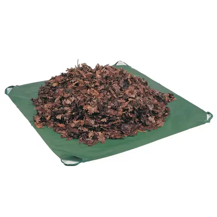 Rocky Mountain Goods Drawstring Tarp – 9’ By 9’ – Extra Strength Yard Tarp For Clean Ups – Forms Into Bag – Best Leaf Tarp – Useful As Covering Tarp For Bikes, Furniture,Etc