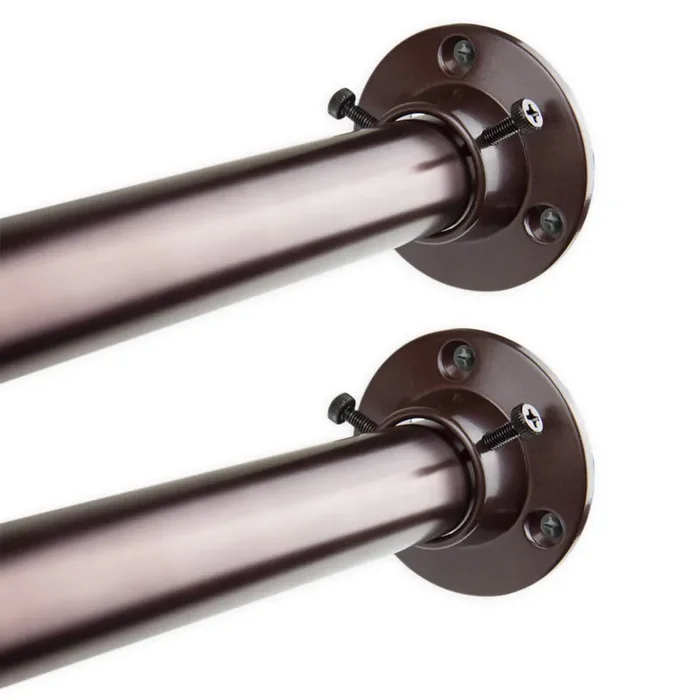 Rudi 1‘ Adjustable 66-115 Inch Room Divider Rod With Socket Set, Bronze