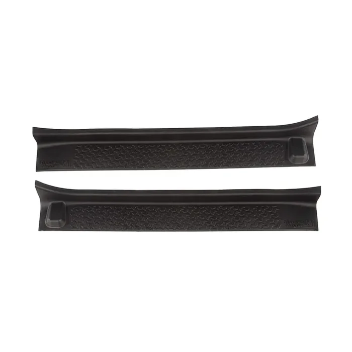 Rugged Ridge All-Terrain Entry Guards For Jeep Wrangler Jl 2-Piece Set, No Drill Black Thermoplastic 11216.31 Fits 2018-2024 Jeep Wrangler Jl 2-Door