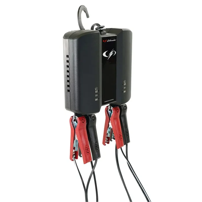 Schumacher Electric Sc1410 6V/12V Two-Bank 2A Battery Charger/Maintainer , Black