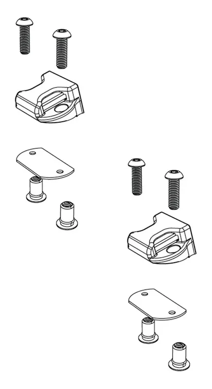 Service Kit – Bakflip – Top Side Buckle Ends With Hardware – (2)
