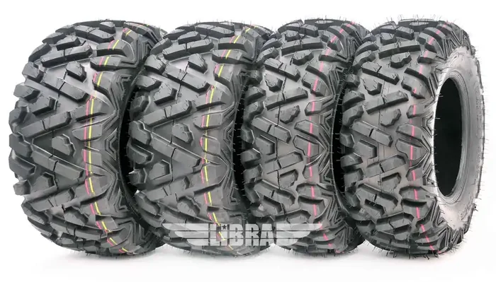 Set Of 4 Wanda Atv Tires 23X8-11 23X8X11 & 25X12-9 25X12X9 P350 Deep Tread Mud …
