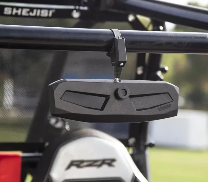 Shejisi Utv Rearview Mirror For 1.5‘ To 2.0‘Inch Roll Cage, New Rzr Mirrors With Simple Adjustment Of Viewing Angle, Compatible With Polaris Rzr, Can Am Commanders, Honda Pioneer Sxs, Kawasaki Mule