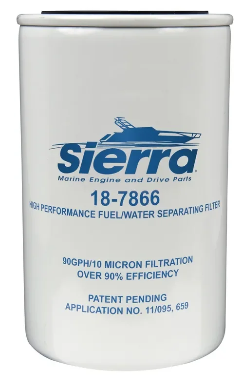 Sierra International 18-7866 10 Micron, High Capacity Fuel Water Separator Filter For Yamaha Mar-Fuelf-Il-Tr, Medium