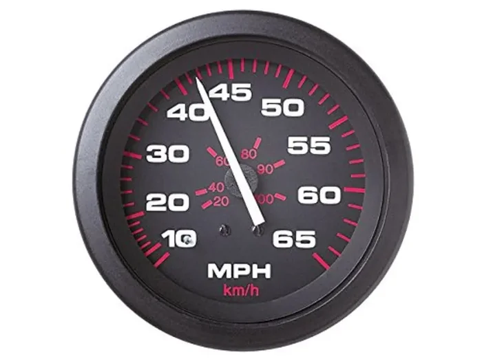 Sierra International 57900Ph Amega Domed Pitot Type 10 To 65 Mph Range Speedometer Head, 3″