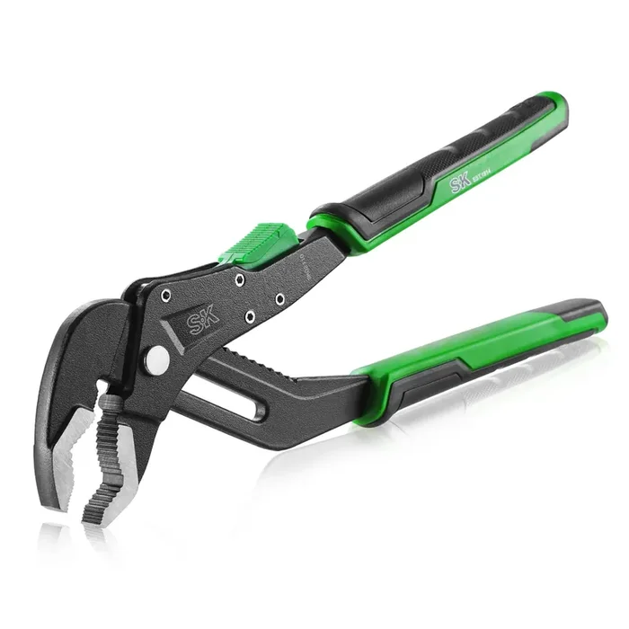 Sk 10-Inch Quick Adjust Groove Joint Pliers, Water Pump Pliers, Premium Cr-V Construction, Suregrip V-Jaw Design With Comfortable Grips