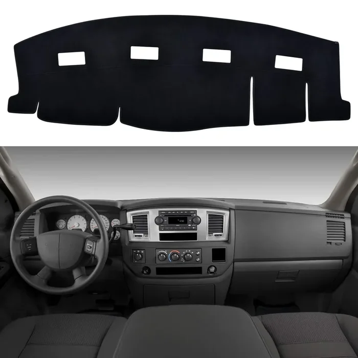 Speedwow Dashboard Dash Board Cover Mat Carpet Compatible With 2006-2009 Dodge Ram 1500 2500 3500
