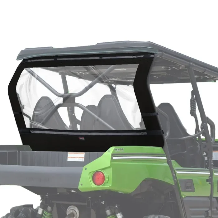 Starknightmt Teryx Soft Rear Window – Back Dust Panel Compatible With Kawasaki Teryx 4 800 2013-2023 Dustproof Rainproof Teryx 4 Utv Back Windshield Accessories
