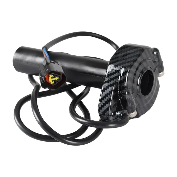 Surron Throttle Handle Imitation Carbon Fiber Throttle Grips Quick Twister With Throttle Cable Throttle Kit For Electrice Dirt Bike Sur-Ron/Surron/Light Bee/Sur Ron S/Surron X / X160 / X260