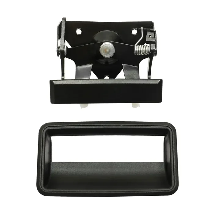 Tailgate Handle Set, All Metal Latch & Plastic Bezel, Exterior Rear, Compatible With 1988-2002 Chevy Gmc C1500 C2500 C3500 K1500 K2500 K3500 Pickup Truck Replace 76105 77077 15991785 15991786