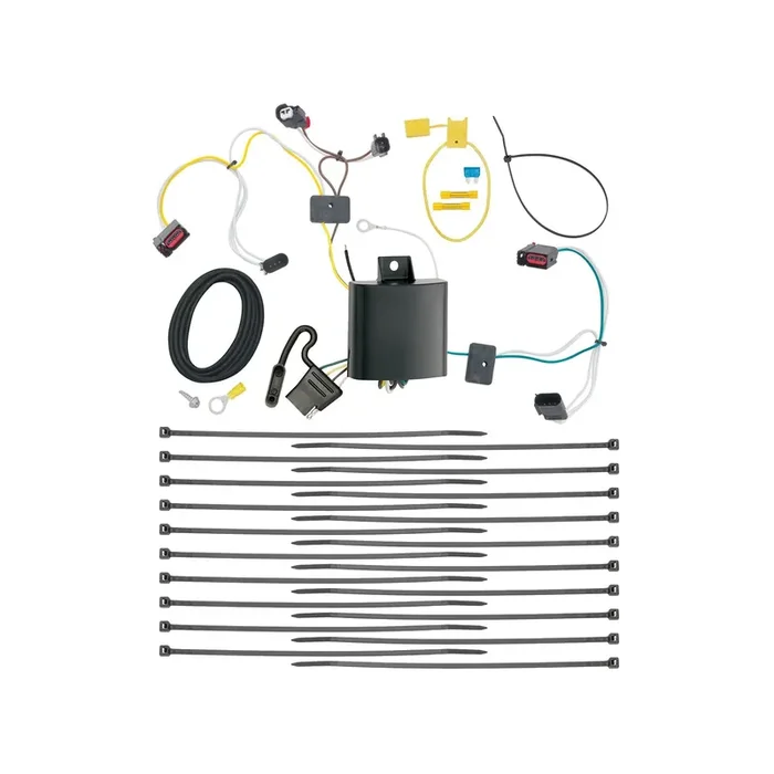 Tekonsha 118727 T-One Connector Assembly With Upgraded Circuit Protected Modulite Hd Module, 1 Pack , Black