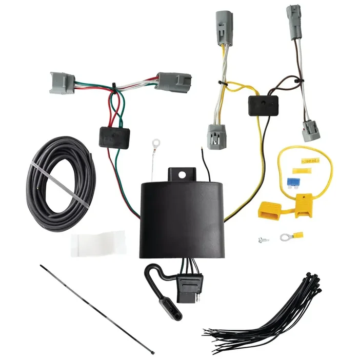 Tekonsha 118864, T-One Tow Connector Harness Assembly 4-Way Flat, W/Circut Protected Modulite Hd Module, Black, Compatible With 2022 Toyota Corolla Cross