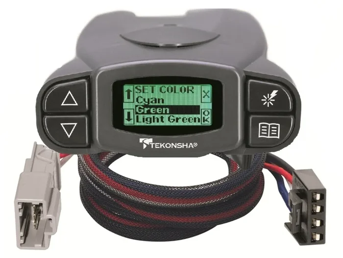 Tekonsha P3 Brake Control + Wiring Harness For Toyota 4Runner, Landcruiser, Sequoia, Tundra Tacoma & Lexus Lx570 Gx460 Lx470 Gx470. Controller + Plug/Play Wire Kit.