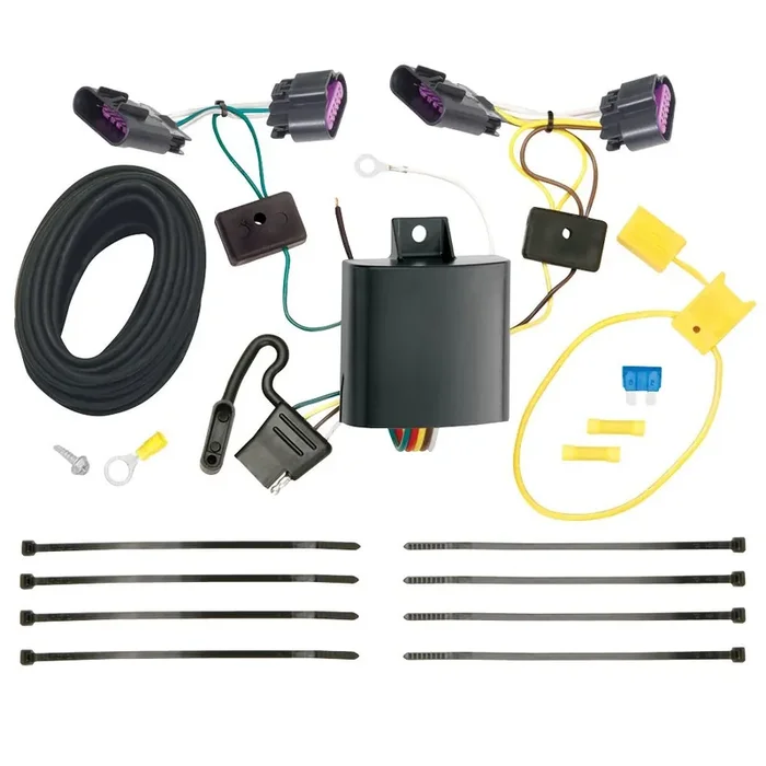 Tekonsha T-One® T-Connector Harness, 4-Way Flat, Compatible With Select Dodge Durango