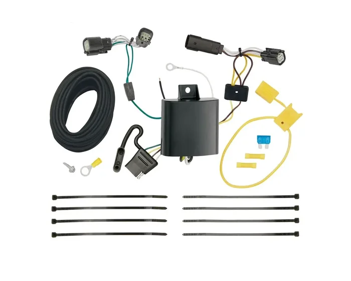 Tekonsha T-One® T-Connector Harness, 4-Way Flat, Compatible With Select Ford Edge