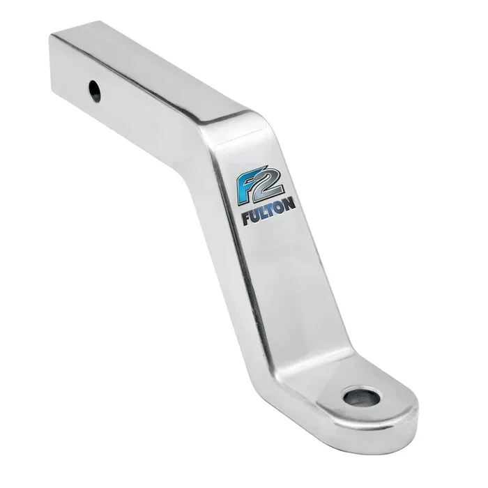 Trailer Hitch Ball Mount, 8,000 Lbs. Capacity, Fits 2 In. Receiver, 6 In. Drop, Aluminum