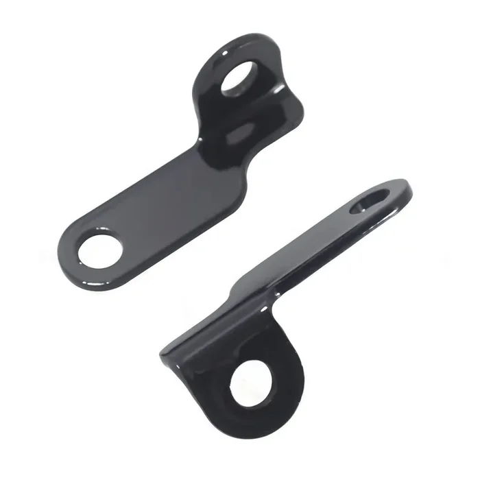 Turn Signal Indicator Relocation Holder Axle Shaft Mount Bracket Compatible With Harley Sportster Xl883 1200 Dyna (Gloss Black)