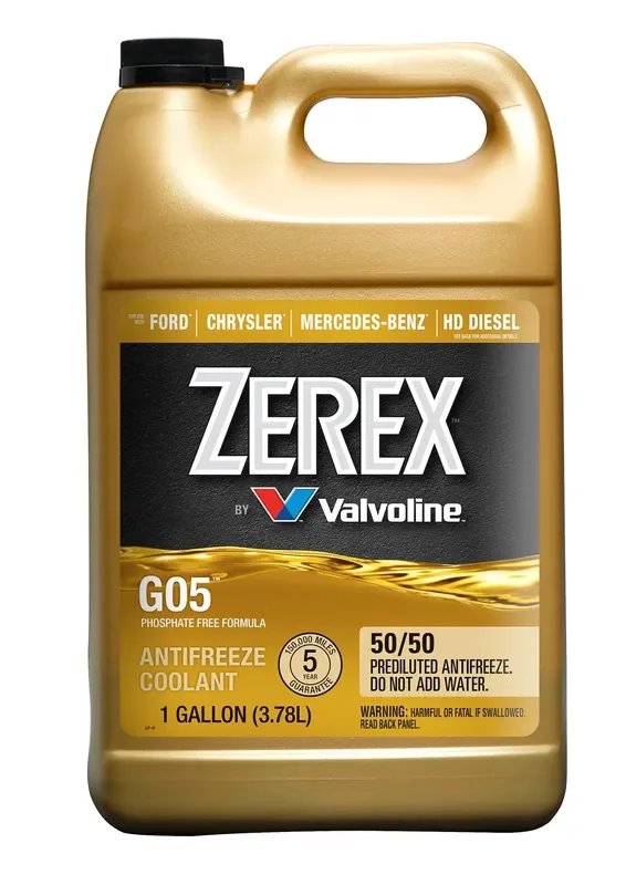 Valvoline Zerex G05 Phosphate Free Antifreeze/Coolant 50/50 Ready-to-Use, 1 GA