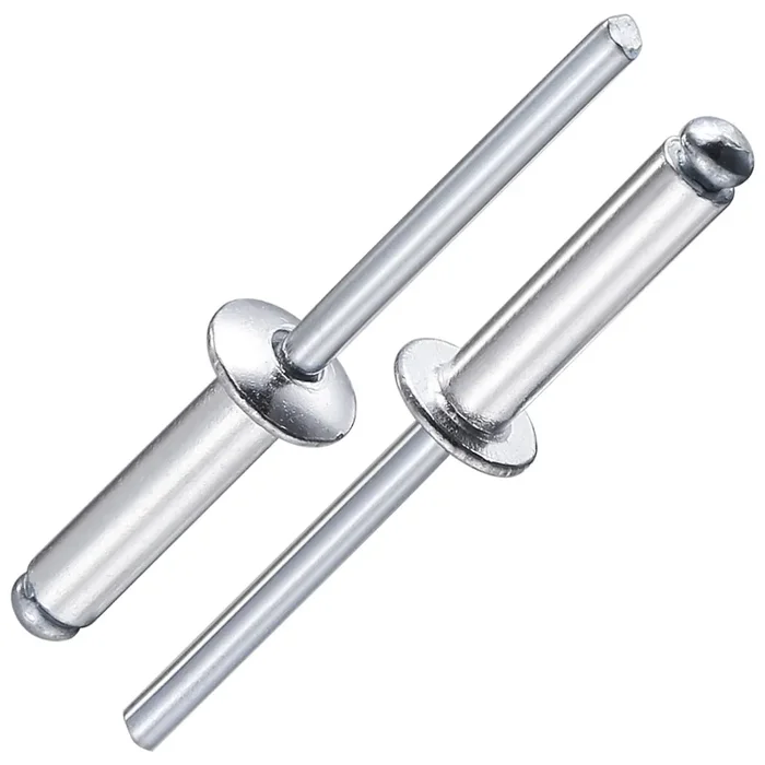 Wensilon (100Pcs) 1/4‘X3/4‘ Aluminum Blind Pro Rivets,6.5X19Mm Aluminum Grip And Steel Mandrel