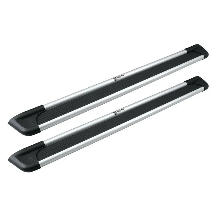 Westin 27-6120 Sure-Grip Running Boards Aluminum Brushed Pair 72 In.