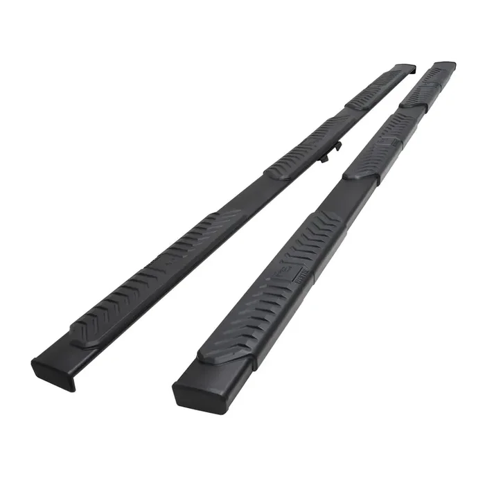 Westin 28-5234775 R5 M-Series Wheel-To-Wheel Nerf Bars Xd Fits 2020-2024 Silverado Sierra 2500 3500 Crew Cab 8‘ Bed Textured Black Pair