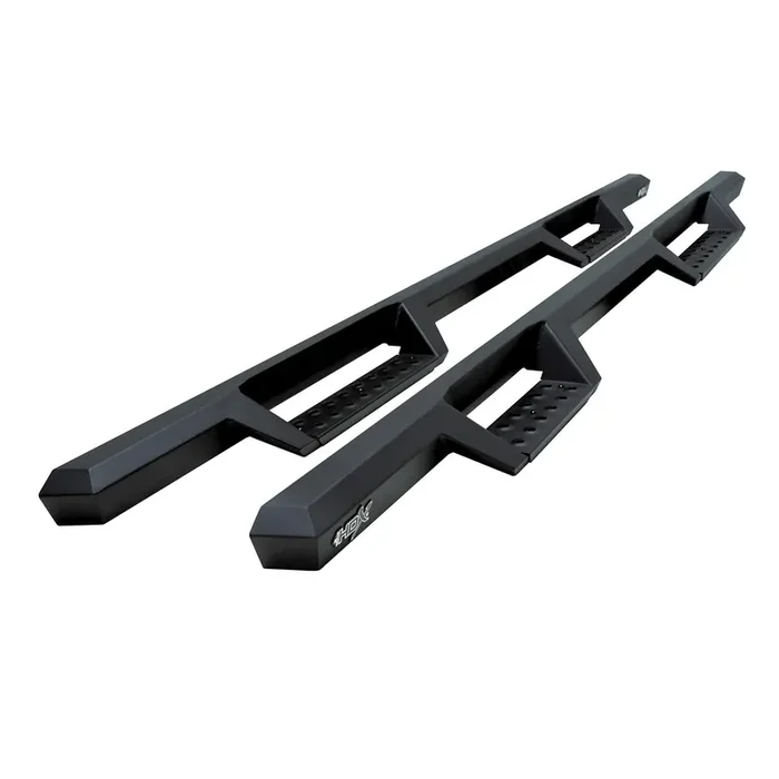 Westin 56-11955 Hdx Drop Nerf Step Bars Fits 2004-2013 Silverado Sierra 1500 Crew Cab 2001-2019 2500 3500 Crew Cab (Body Mount) Textured Black 1 Pair
