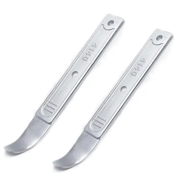 Whlling 2-Piece 4140 Pry Bar Removal Tool, Pry Tool Pry Bar, Automotive Panel Removal Tool For Removing Auto Trim Interior, Demolishing Flooring And Roofing, Trim Removal Tool, Metal Pry Tool