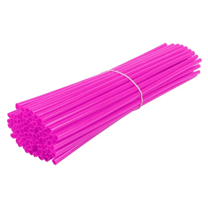 Worldmotop 72Pcs Dirt Bike Spoke Covers Wheel Spoke Wraps Wheel Rim Spoke Skins Universal Replacement For Yamaha Honda Bmw Suzuki Kawasaki(Purple)
