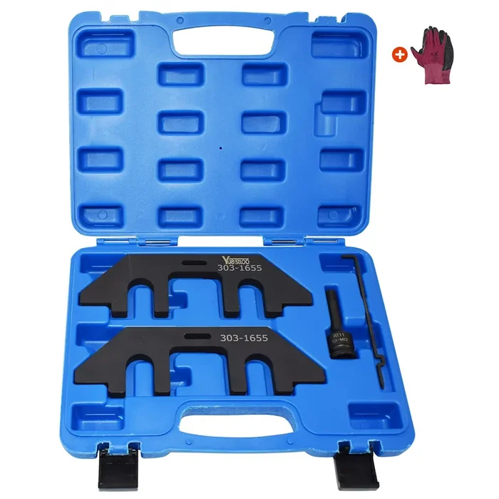 Yuesstloo 303-1655 Camshaft Holding Alignment Timing Tool, Compatible With Ford 3.5L Ecoboost Upgraded Gt F-150 Expedition Lincoln Navigator, With Cylinder Head Screw Removal Socket