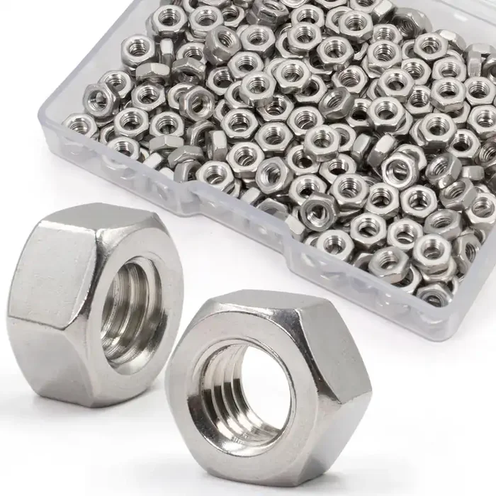 Zqz M3-0.5Mm Hex Nuts,300 Pack 304 (A2-70) Stainless Steel Hardware Nuts,Standard Metric Coarse Thread Nuts