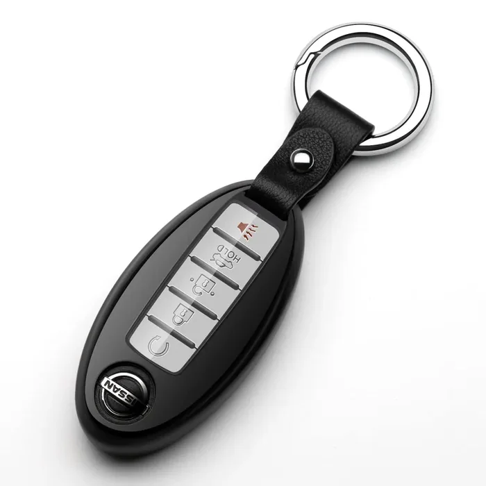 Zspdacc Compatible With Nissan Key Fob Cover Altima Maxima Rogue Armada Pathfinder Compatible With Infiniti Key Fob Cover Black Tpu Protector Car Key Chain Holder Case Accessories