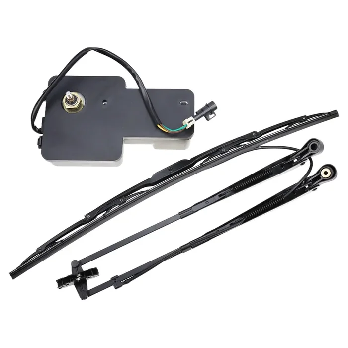 Ztuoauma Wiper Motor Arm Blade Kit 6679476 & 7324010 For Bobcat Skid Steers 751 753 763 773 863 864 873 883 963 T110 T140 T180 T190 T200 T250 T300 T320 S130 S150 S160 S175 S185 S205